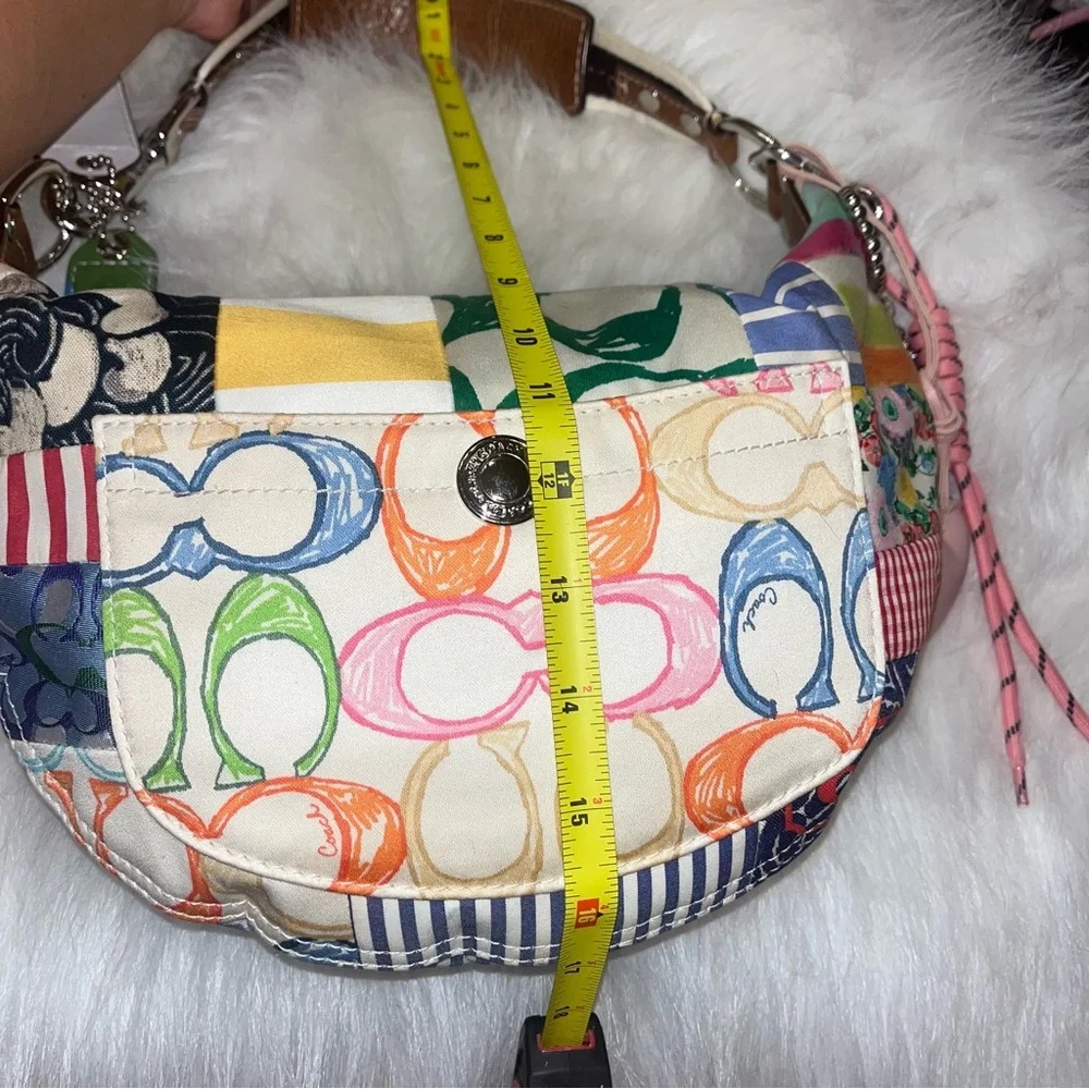 Small Coach Colorful Patchwork Women's Bag - Picture 11 of 11